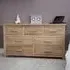 Mobel Oak 4+3 Drawer Chest - Lacquered