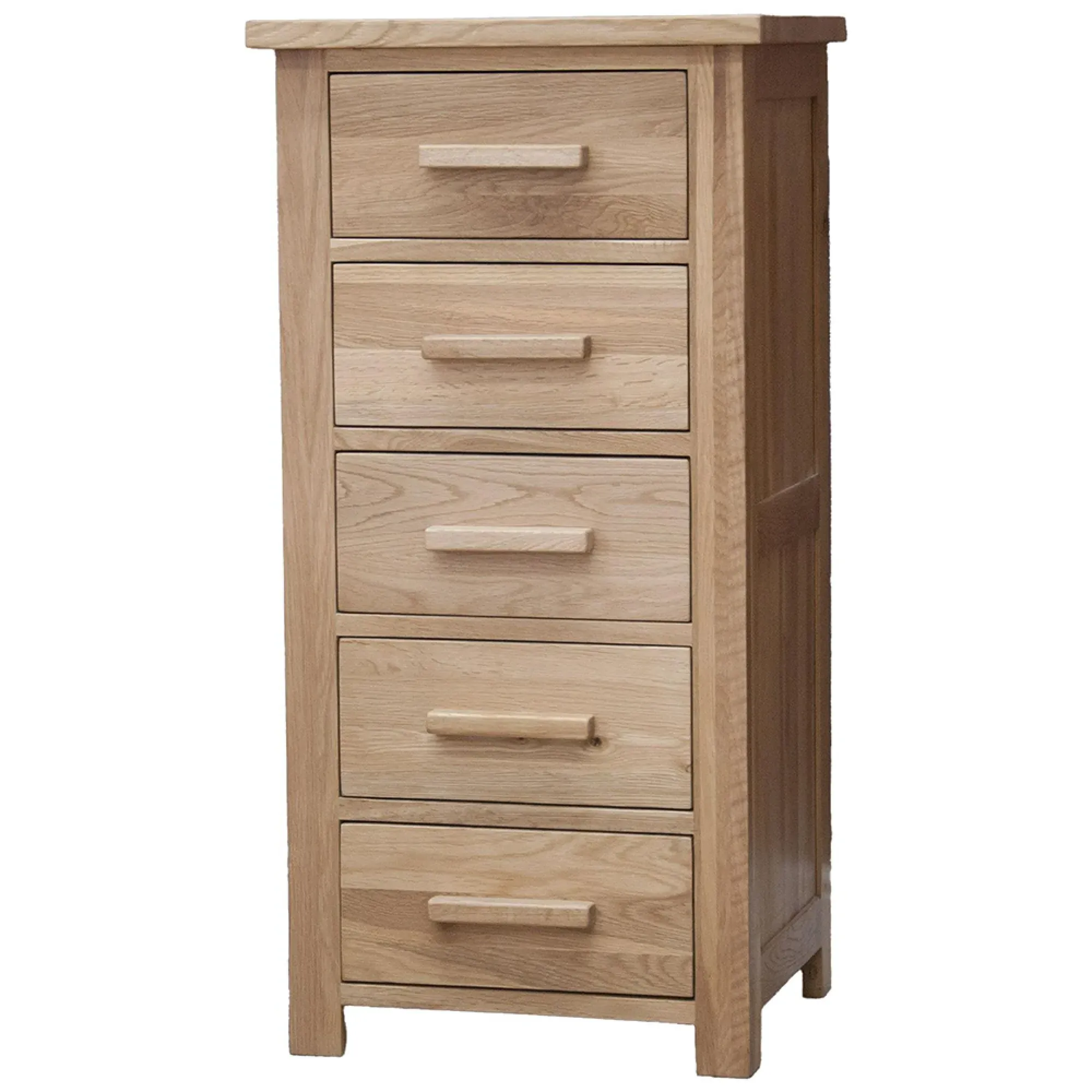 Mobel Oak 5 Drawer Chest - Oak