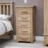 Mobel Oak 5 Drawer Chest - Oak