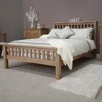 Mobel Oak Bed - Lacquered