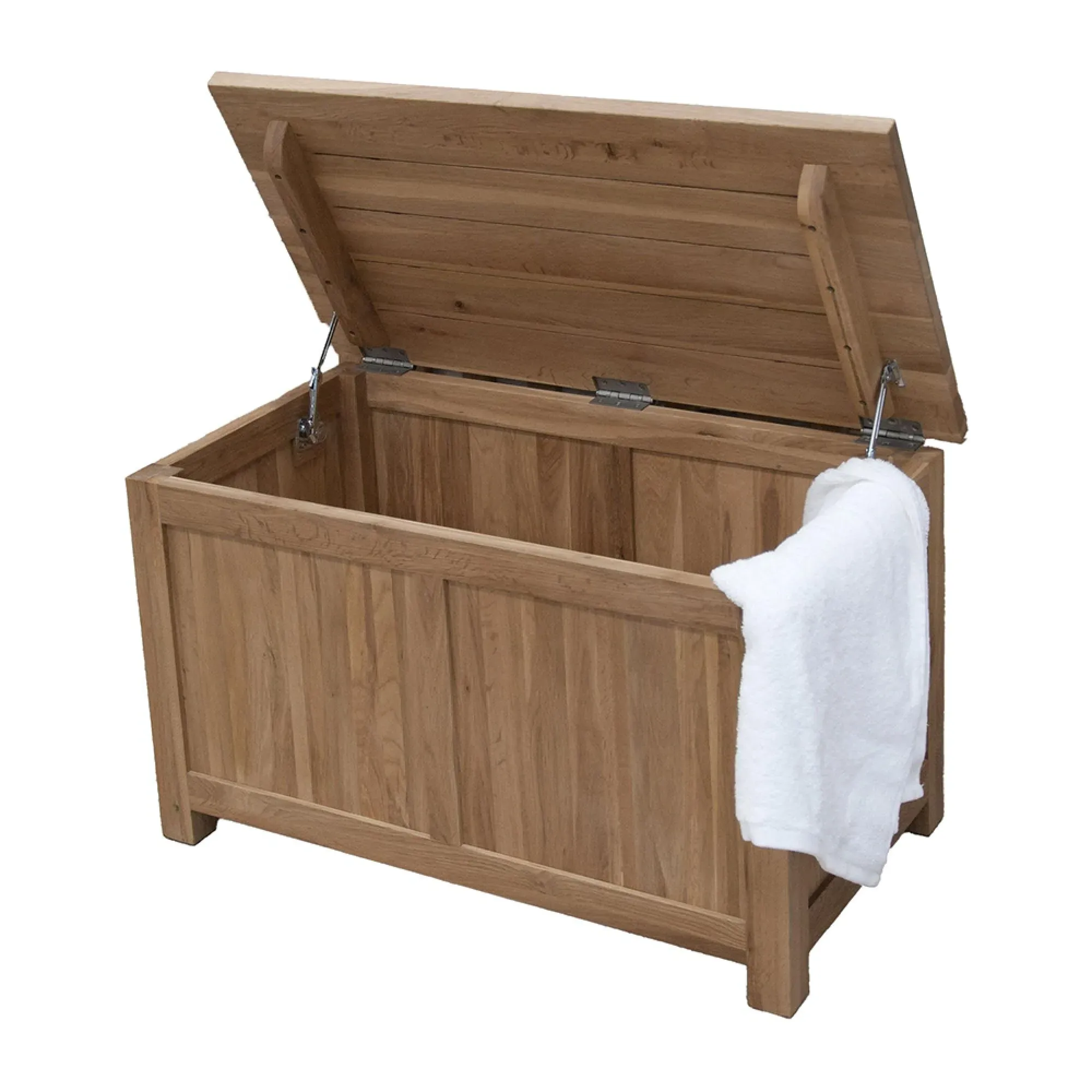 Mobel Oak Blanket Box - Lacquered