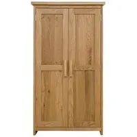 Mobel Oak CD and DVD Storage Cupboard - Lacquered