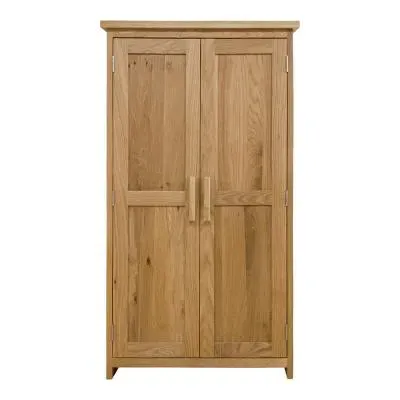 Mobel Oak CD and DVD Storage Cupboard - Lacquered image