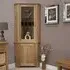 Mobel Oak Corner Display Unit - Lacquered