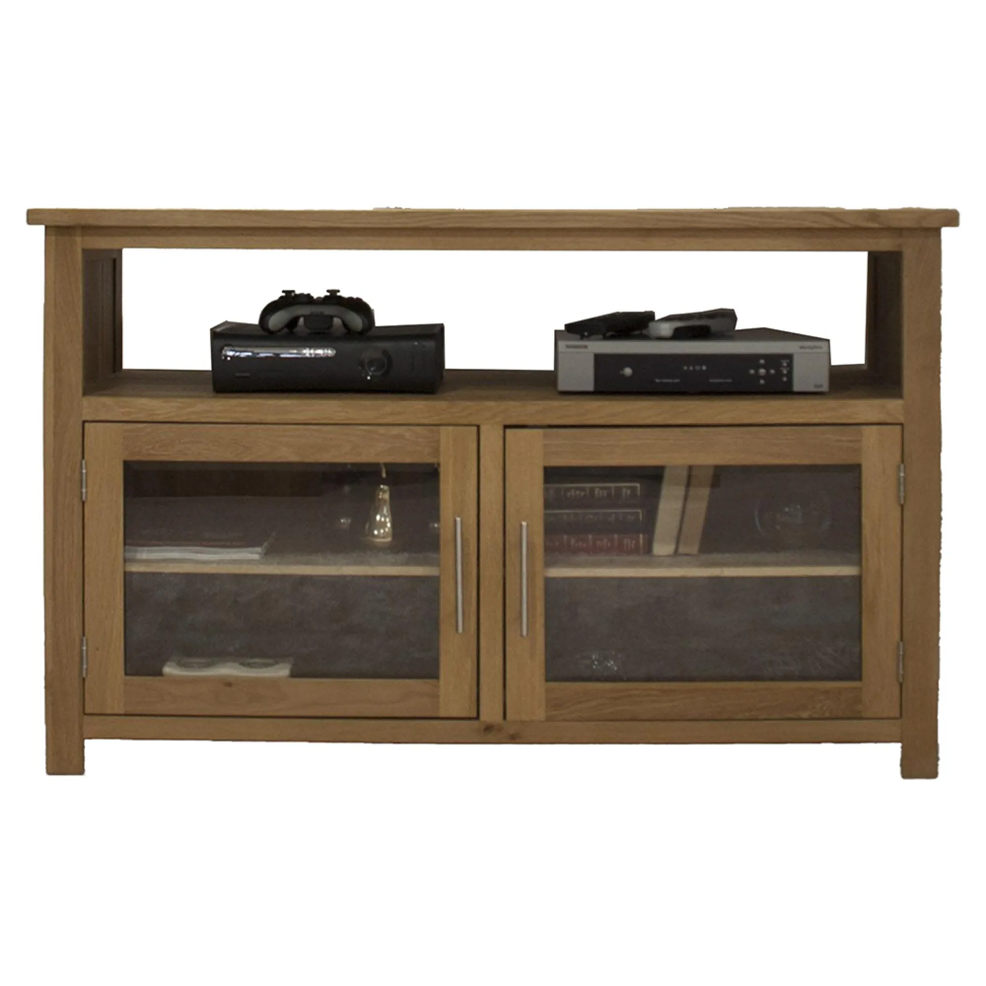 Mobel Oak Entertainment Unit - Lacquered