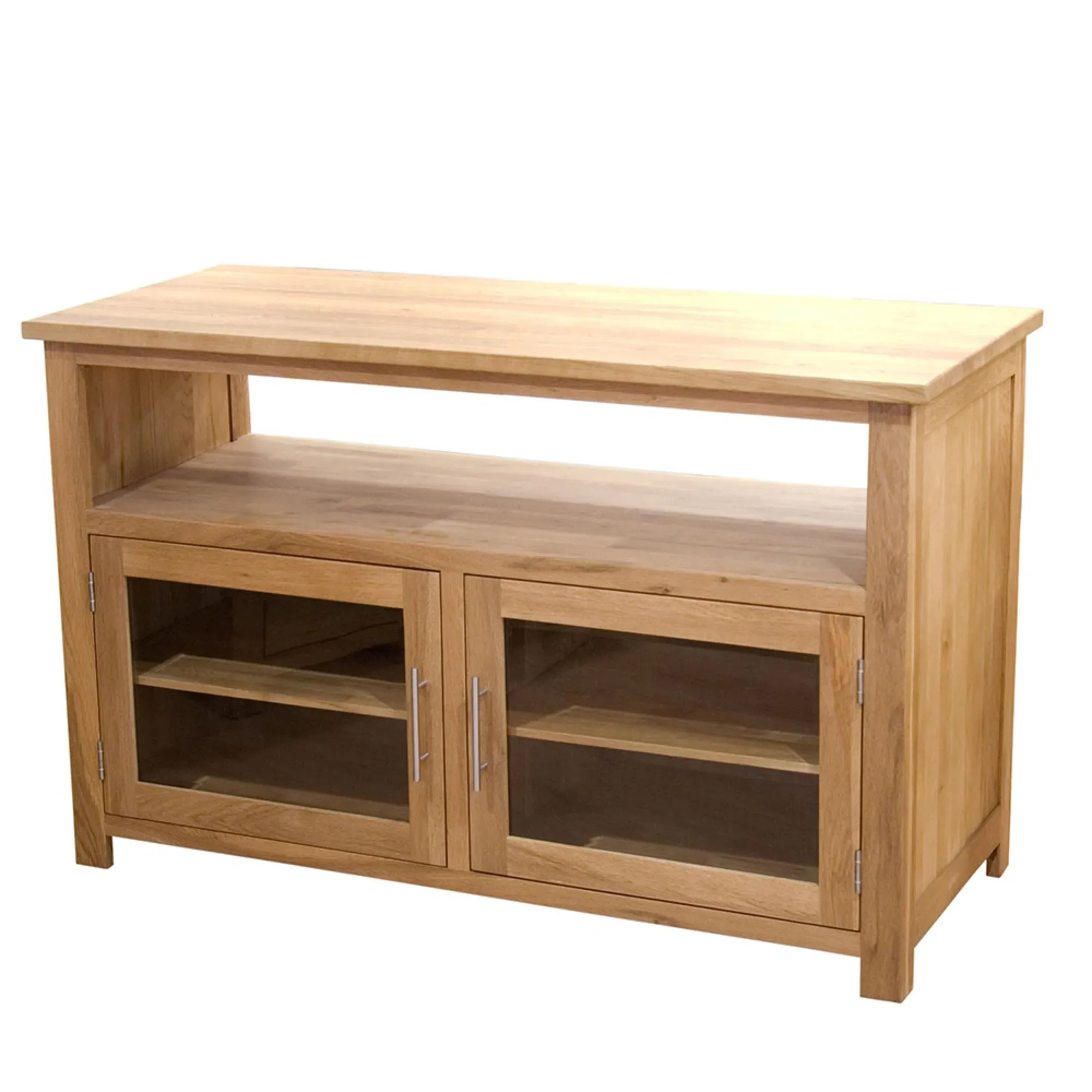 Mobel Oak Entertainment Unit - Lacquered