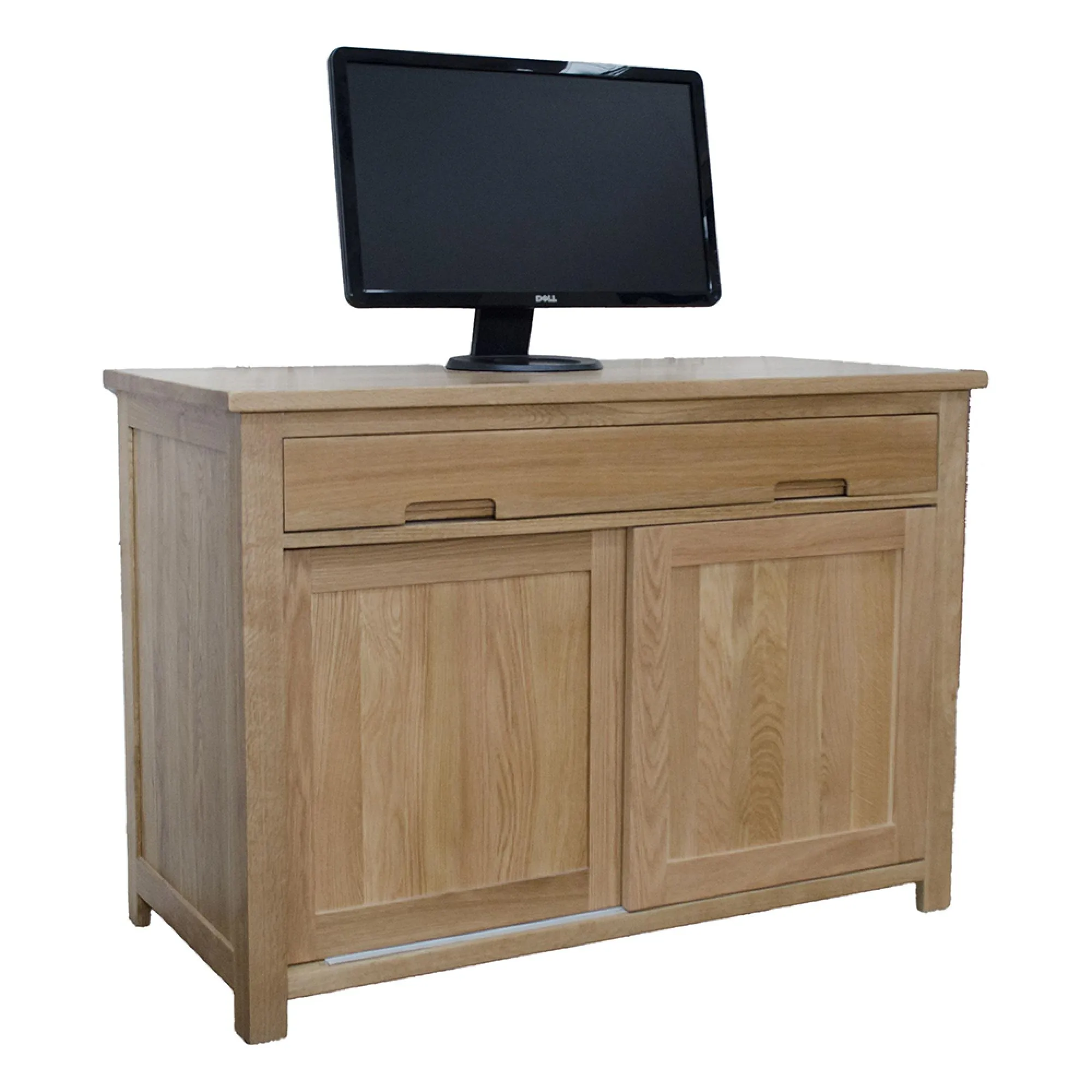 Mobel Oak Hideaway Desk - Lacquered