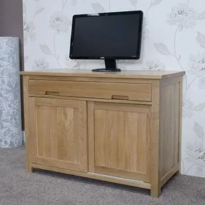 Mobel Oak Hideaway Desk - Lacquered image