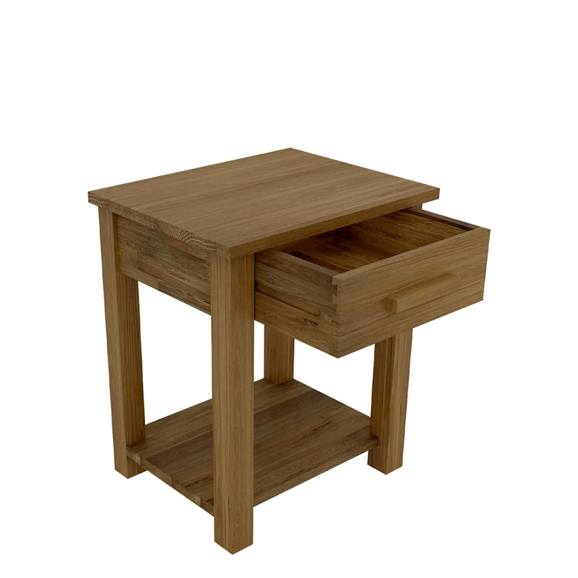 Mobel Oak Lamp Table - Lacquered
