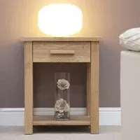 Mobel Oak Lamp Table - Lacquered