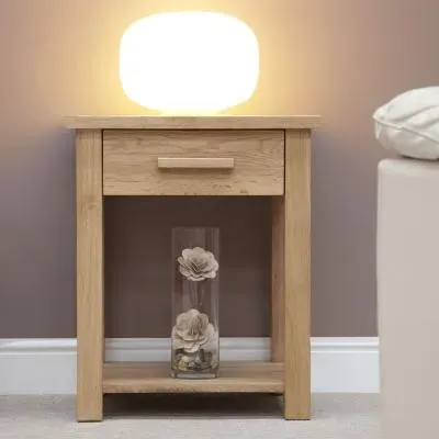 Mobel Oak Lamp Table - Lacquered image