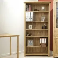 Mobel Oak Large Bookcase - Lacquered