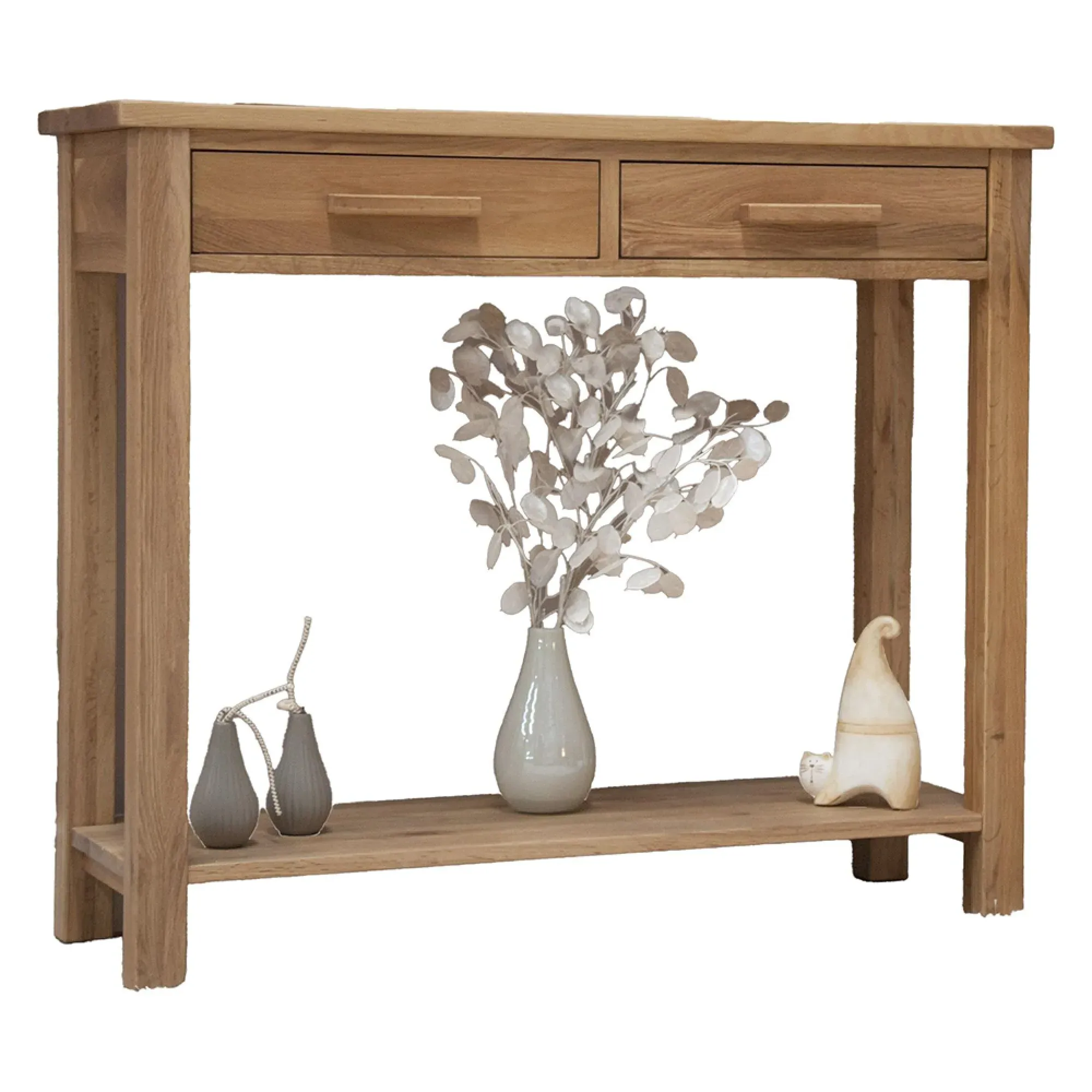 Mobel Oak Large Console Table - Lacquered