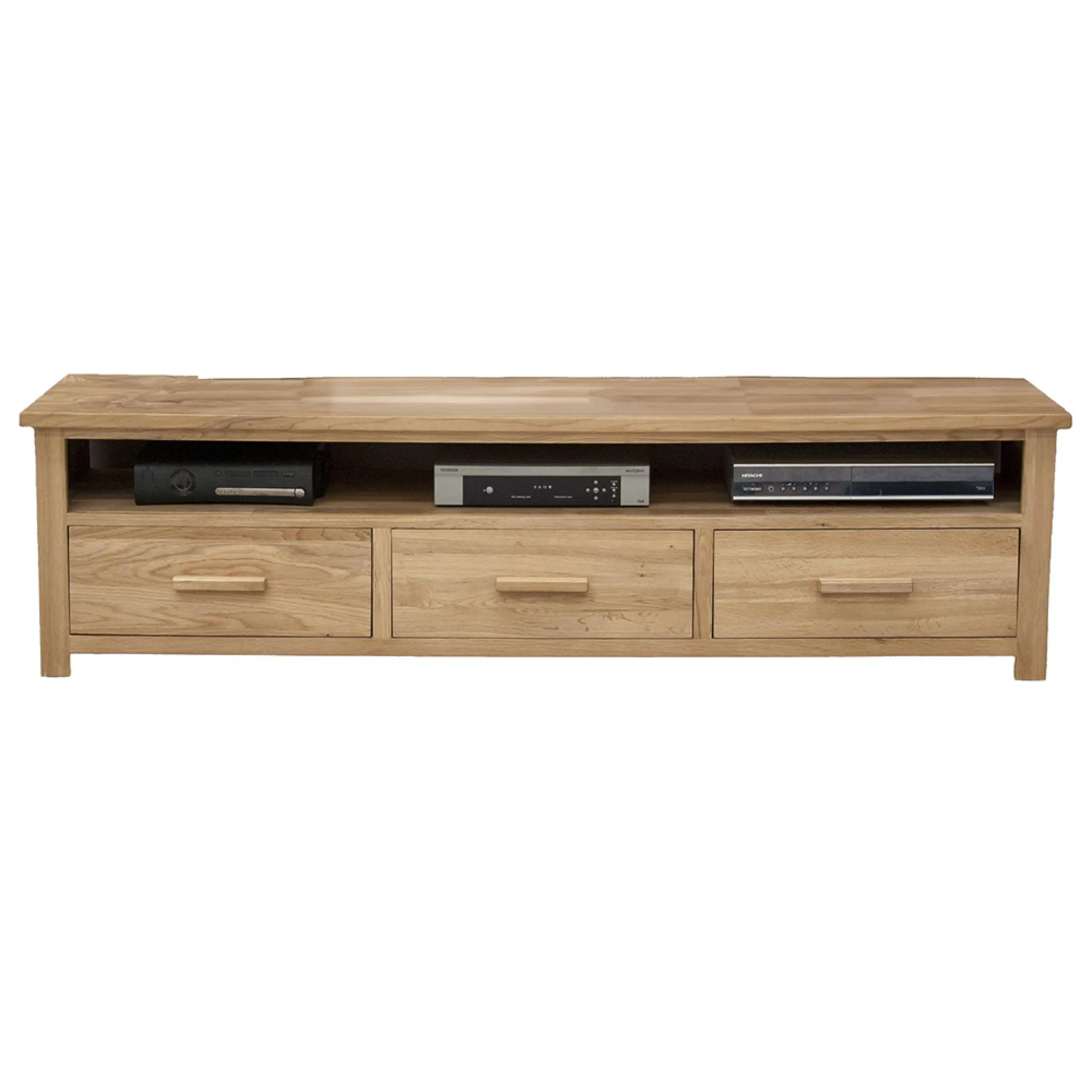 Mobel Oak Large TV Unit - Oak