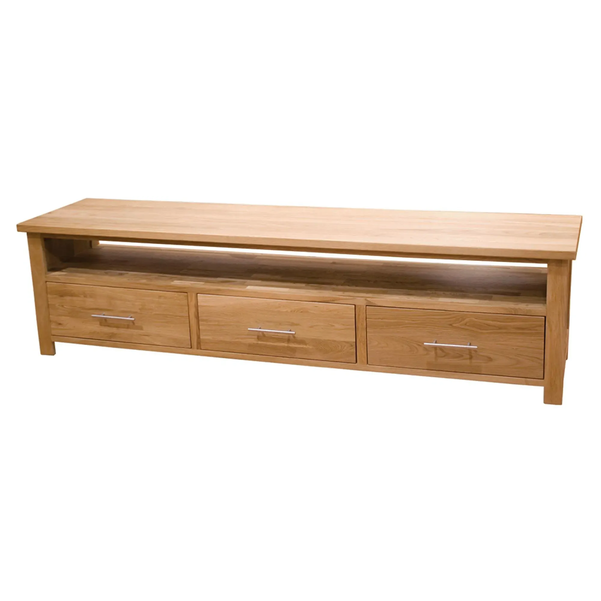 Mobel Oak Large TV Unit - Oak