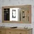 Mobel Oak Rectangular Wall Mirror - Lacquered