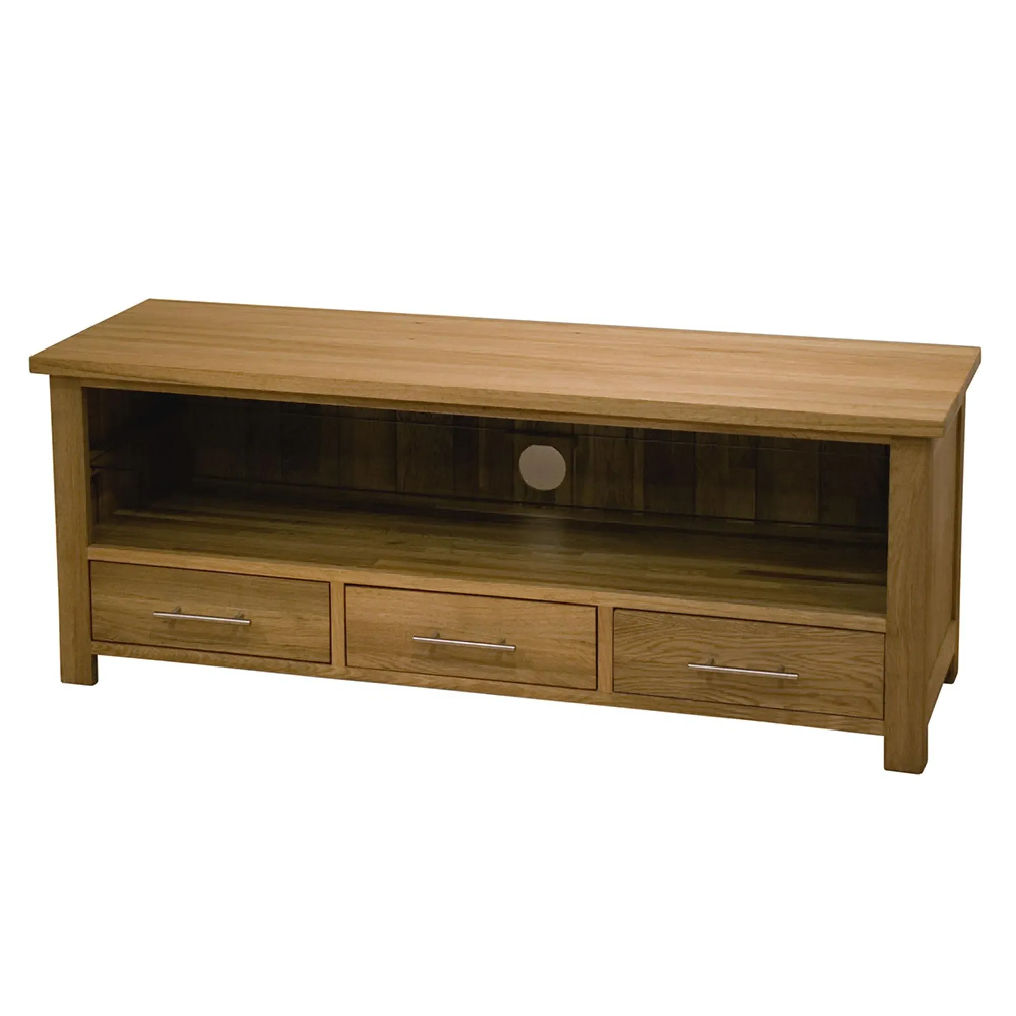 Mobel Oak Small TV Unit - Oak