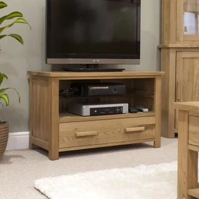 Mobel Oak TV Cabinet - Lacquered image