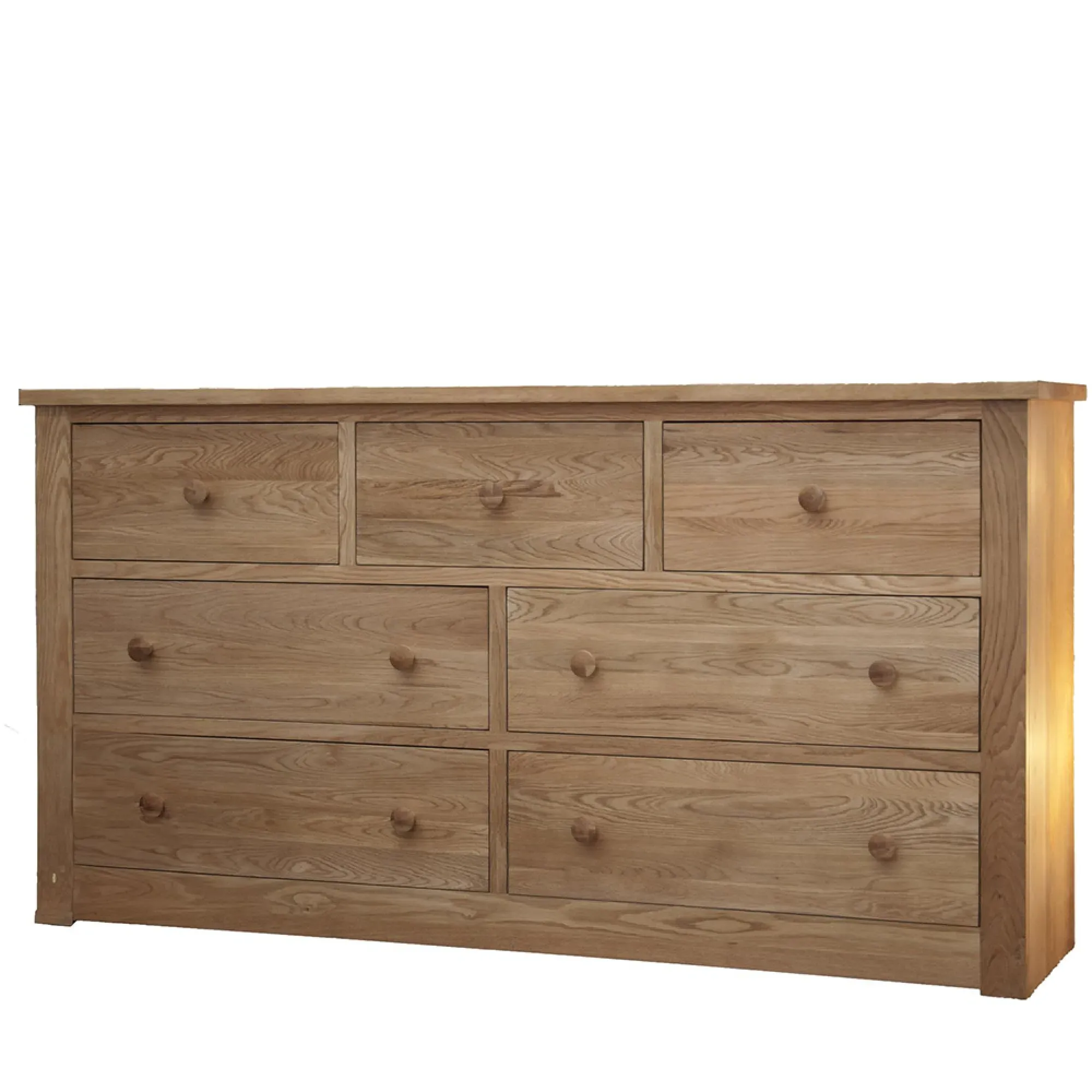 Oakley 4+3 Drawer Deep Chest - Oak
