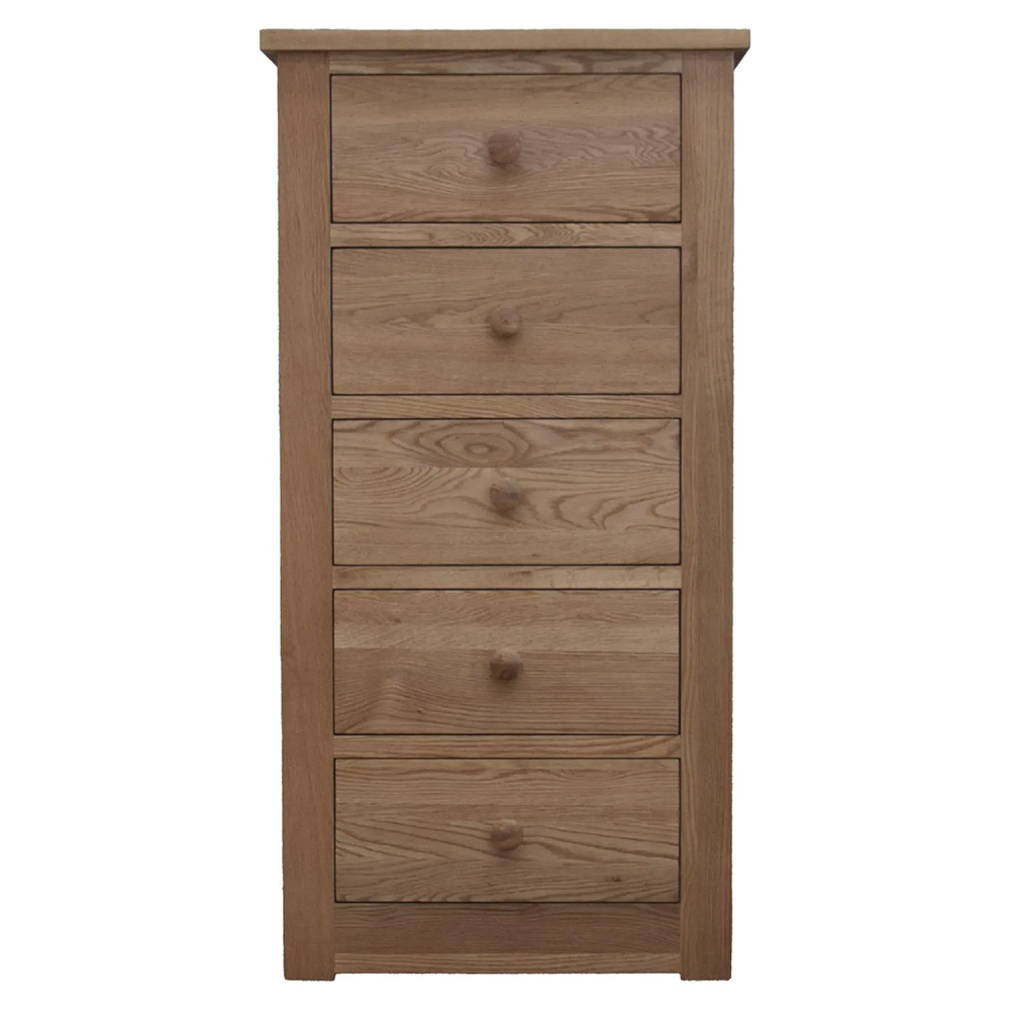 Oakley 5 Drawer Wellington Chest - Oak