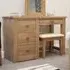Oakley Oak Dressing Table with Stool - Lacquered