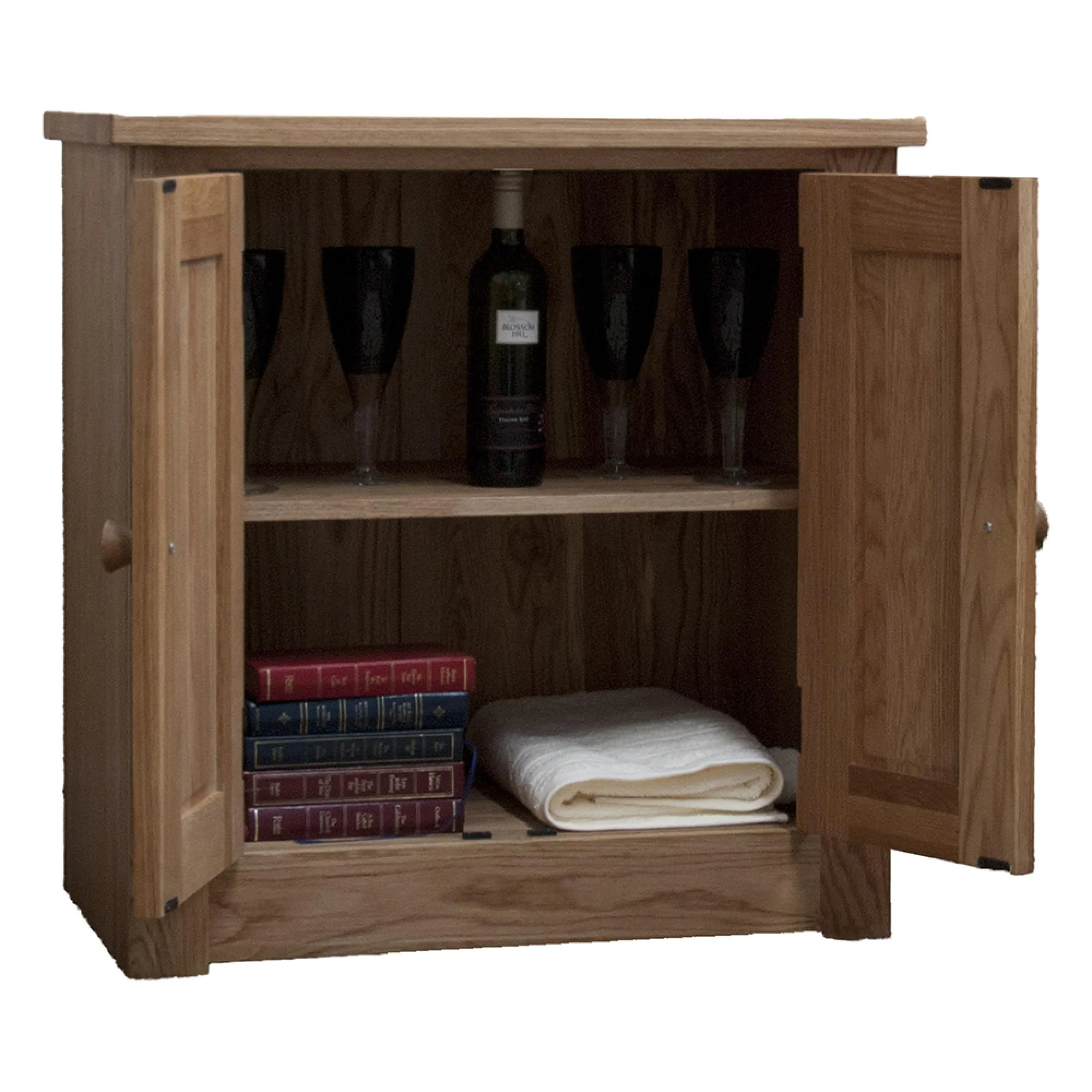 Oakley Oak Printer Cabinet - Lacquered