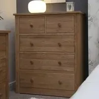 Oakley Wide Chest of Drawers - Oak