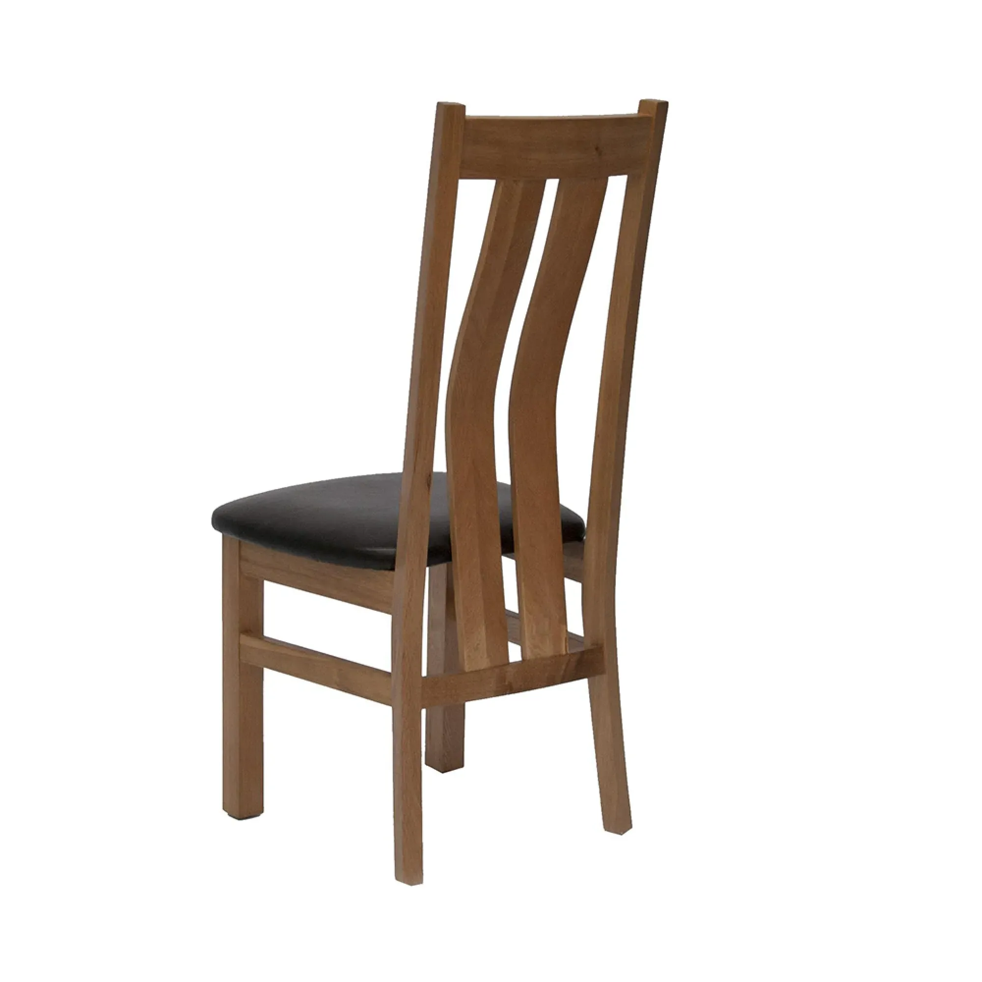 Patrick Dining Chair - Dark Brown, Oak