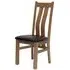 Patrick Dining Chair - Dark Brown, Oak