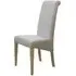 Roma Dining Chair Set of 2 - Ivory, Fabric