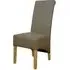 Ronald Dining Chair Set of 2 - Mushroom, Bonded Leather