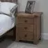Rutland Bedside Cabinet - Lacquered, Oak