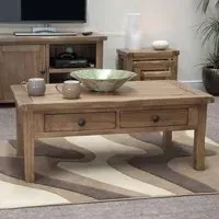 Rutland Coffee Table with Storage - Oak
