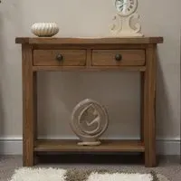 Rutland Console Table - Oak