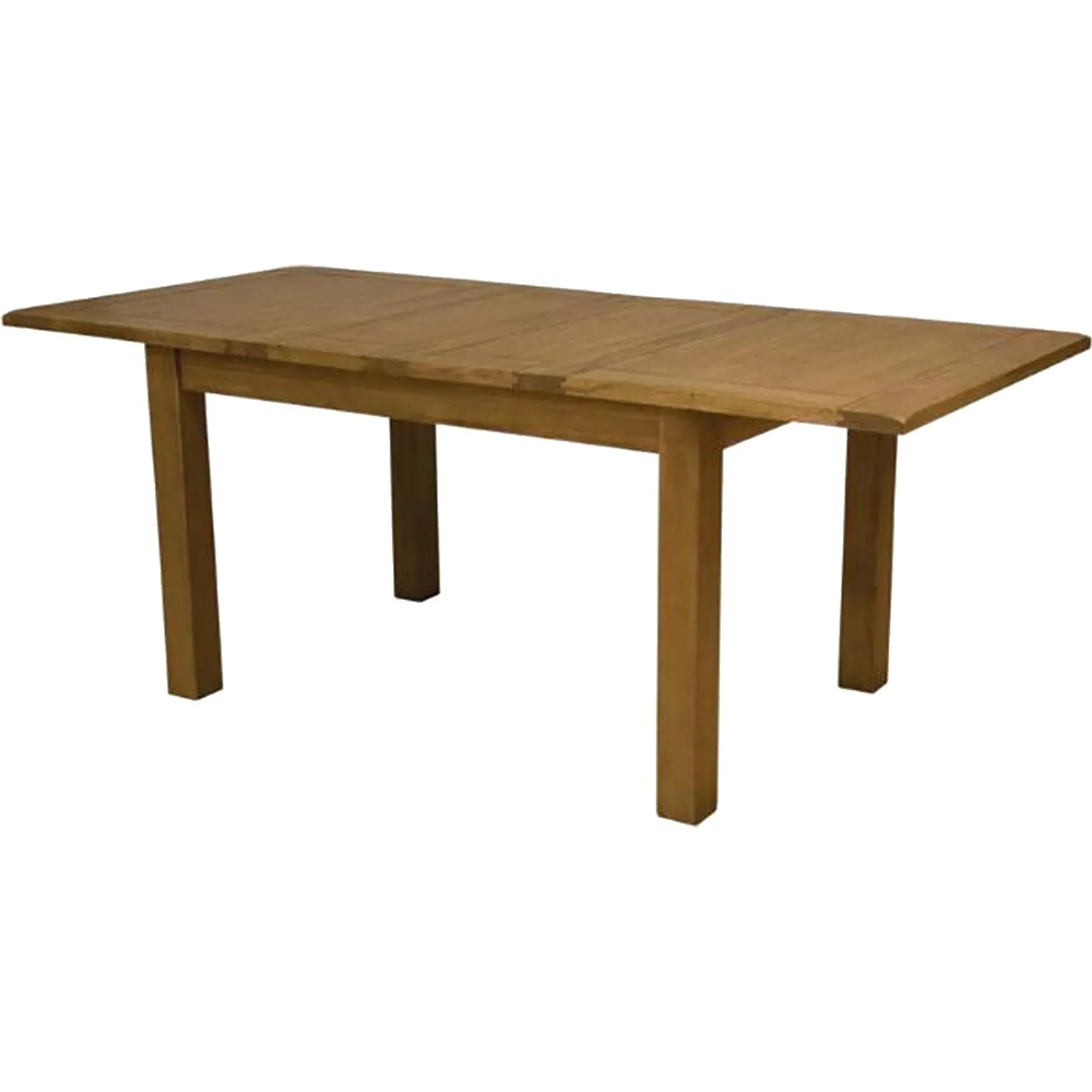 Rutland Extending Dining Set with 6 Chairs - Oak, Leather