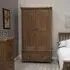 Rutland Oak 2 Door 1 Drawer Wardrobe - Oak