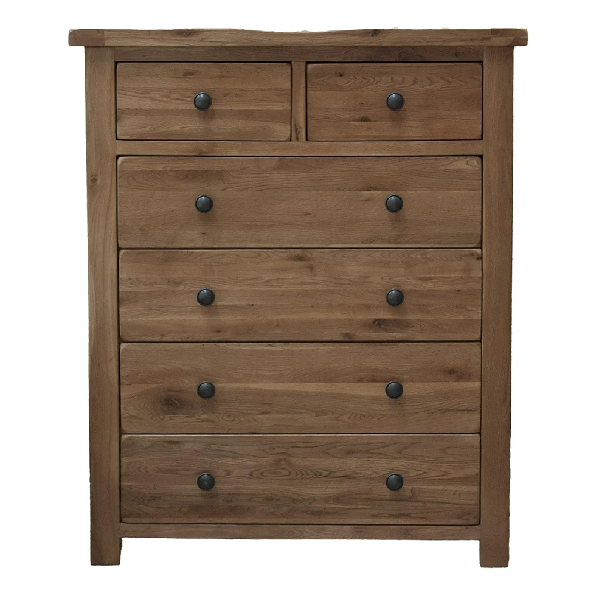 Rutland Oak 4+2 Drawer Chest - Lacquered