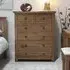 Rutland Oak 4+2 Drawer Chest - Lacquered