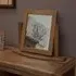 Rutland Oak Dressing Mirror - Lacquered