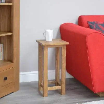 Rutland Oak Occasional Lamp Table - Lacquered image