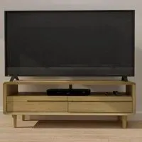Scandic Oak Medium TV Unit - Lacquered
