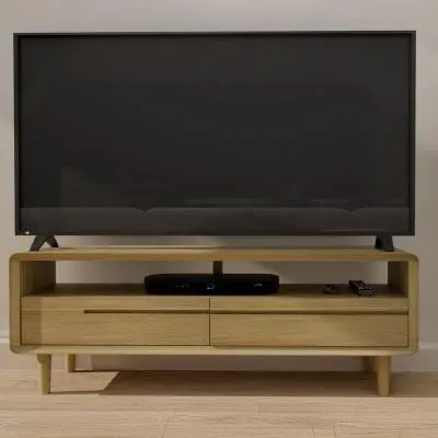 Scandic Oak Medium TV Unit - Lacquered image