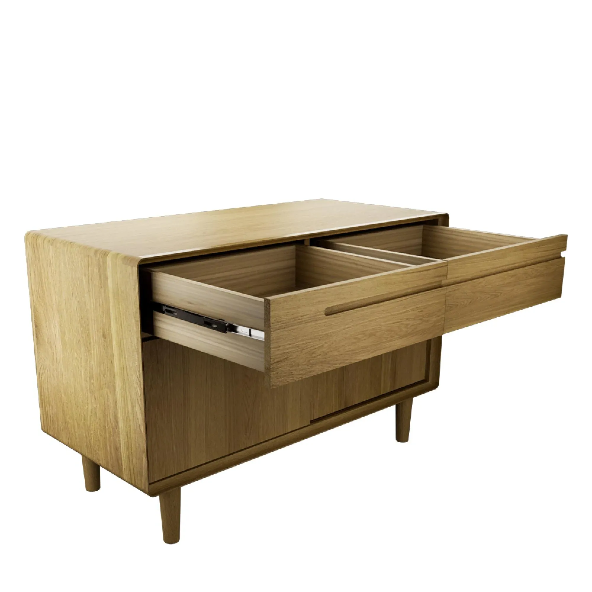 Scandic Oak Small Cabinet - Lacquered