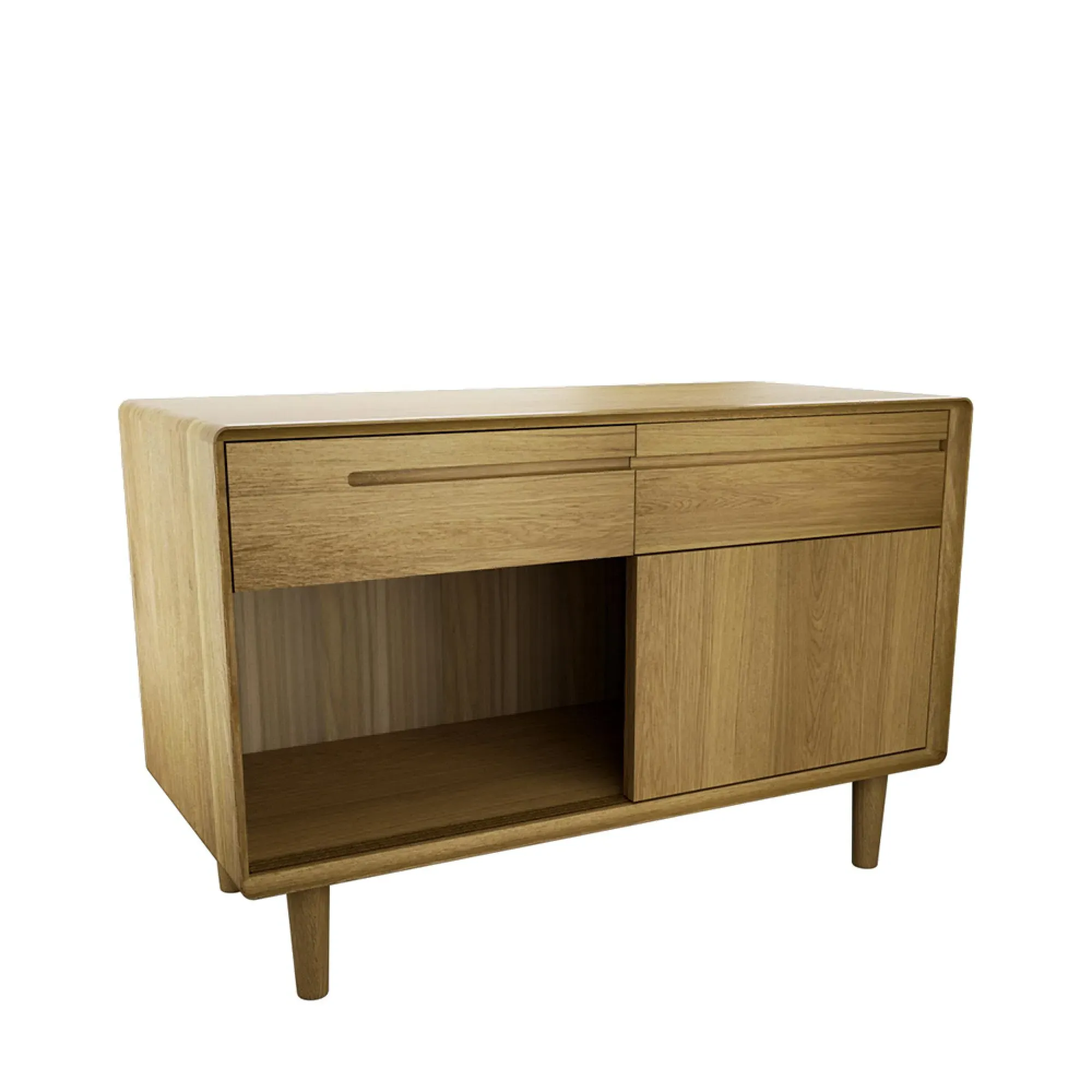 Scandic Oak Small Cabinet - Lacquered