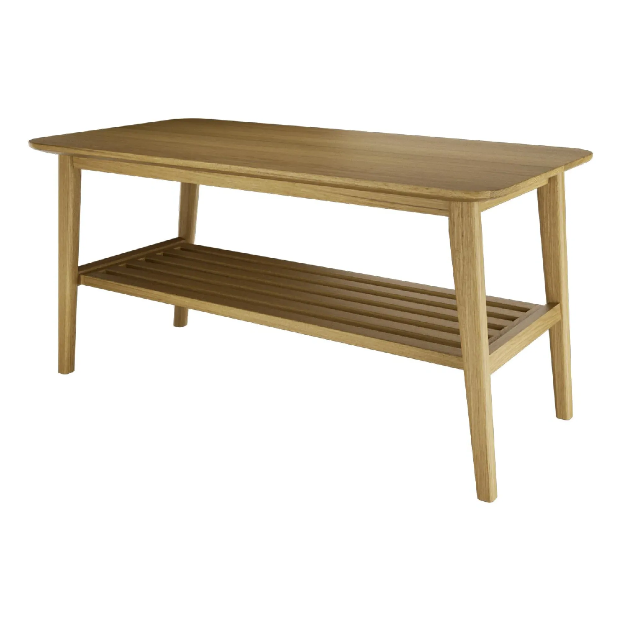 Scandic Oak Small Coffee Table - Lacquered
