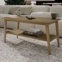 Scandic Oak Small Coffee Table - Lacquered