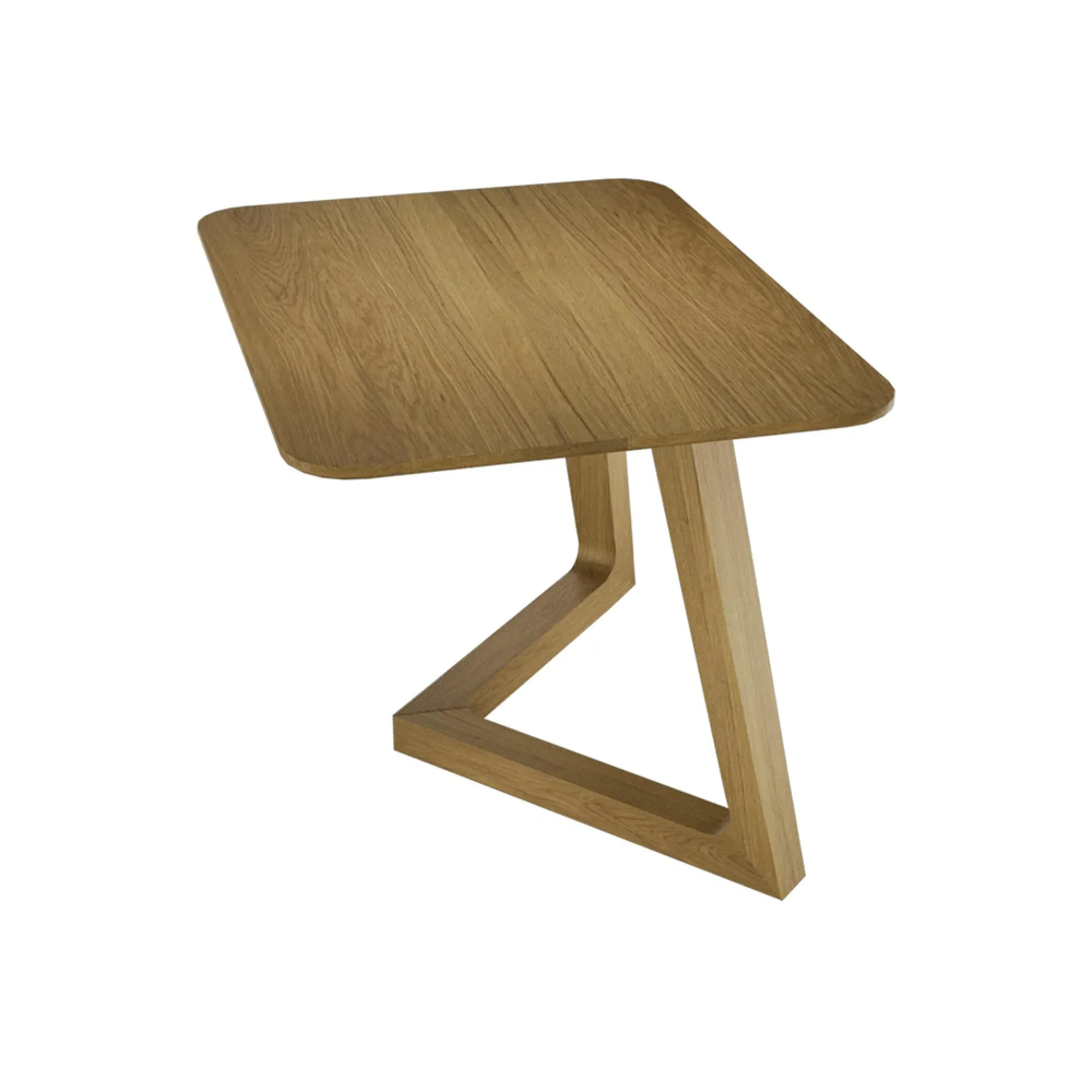 Scandic V Oak Small Lamp Table - Lacquered