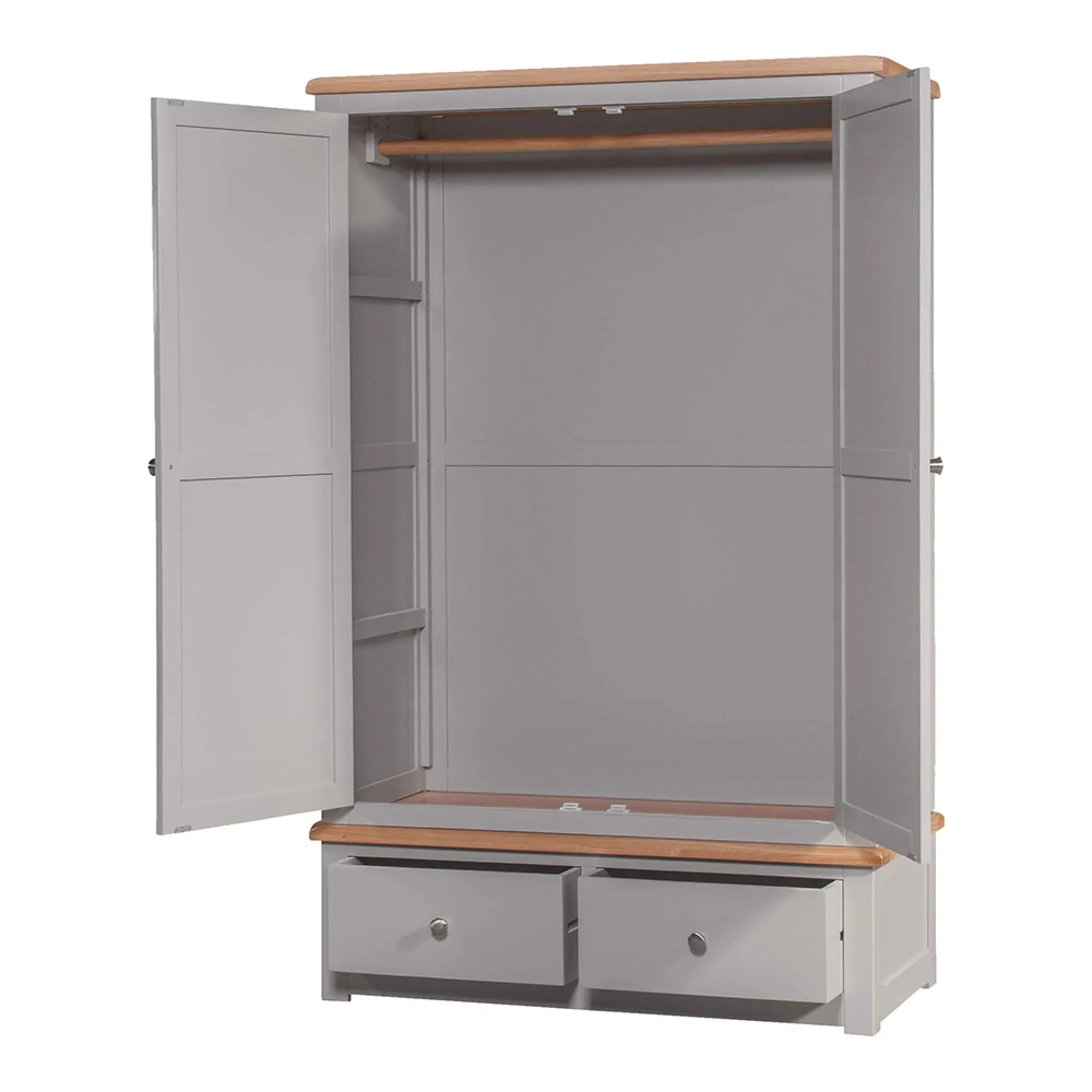 Sussex 2 Door 2 Drawer Wardrobe - Painted