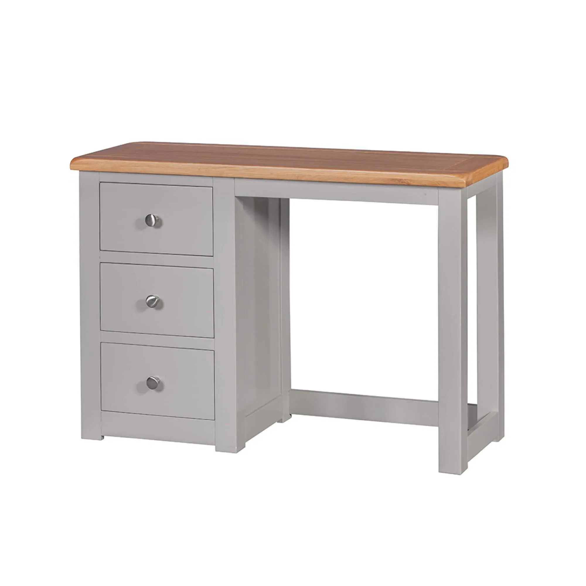 Sussex Single Pedestal Dressing Table with Stool - Painted