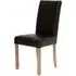 Tanner Dining Chair - Brown, Bycast Leather